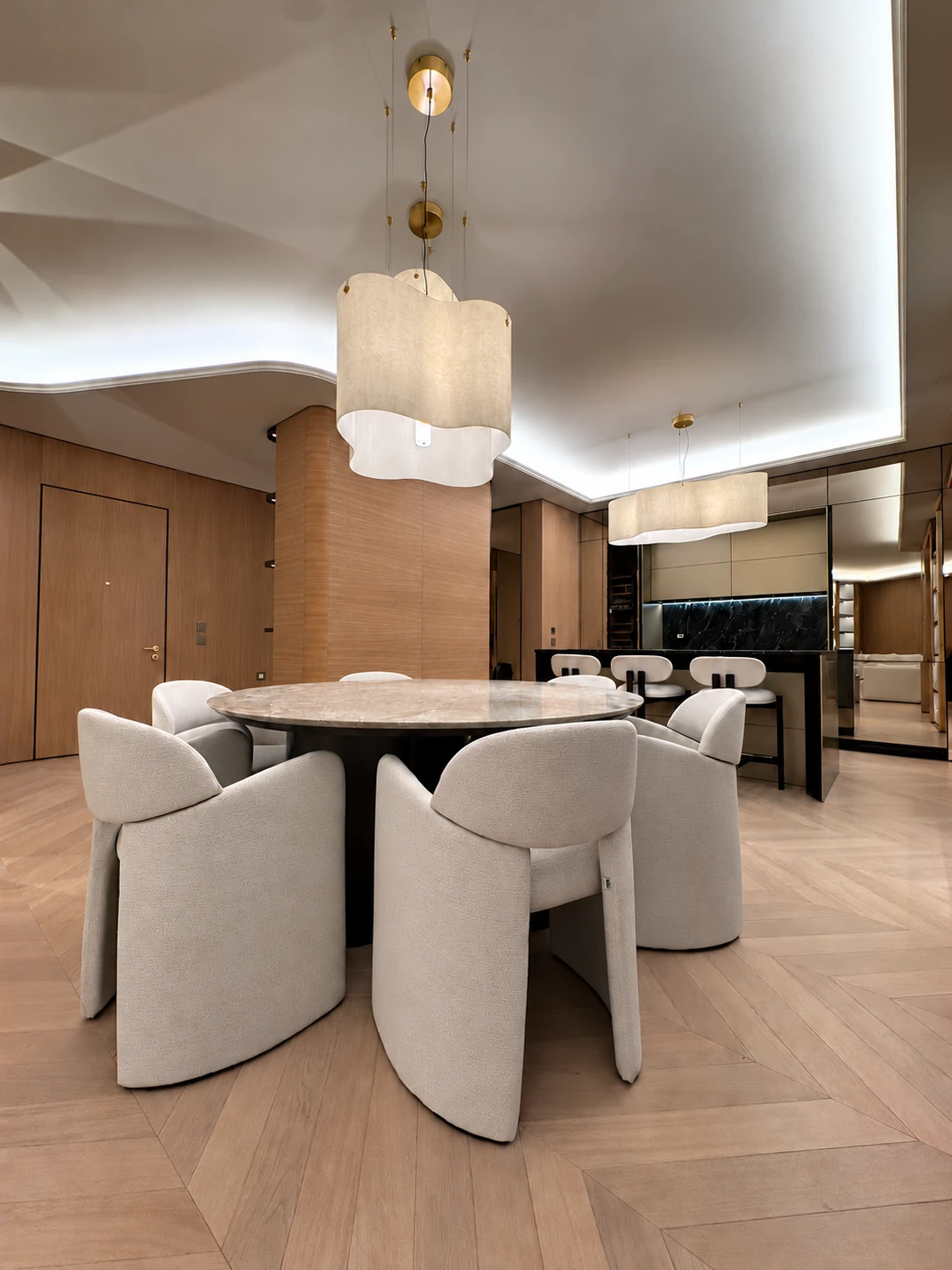 Residenza: zona pranzo e cucina